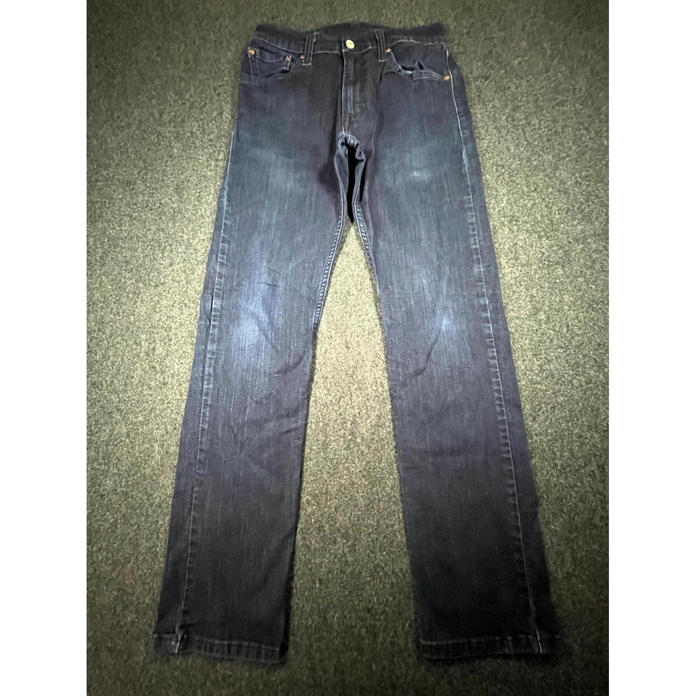 Levi's 551 Jeans Womens 28x32 Blue Denim Cotton Stretch Mid Rise Straight Leg